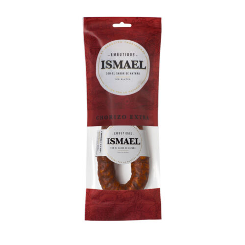 chorizo 200 bolsa con etiqueta chorizo extra sarta dulce